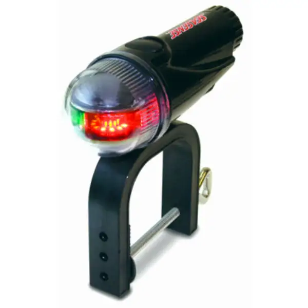 SeaSense 50073853 Clamp On Portable Bow LED Light Red & Green Boats Marine Navigation