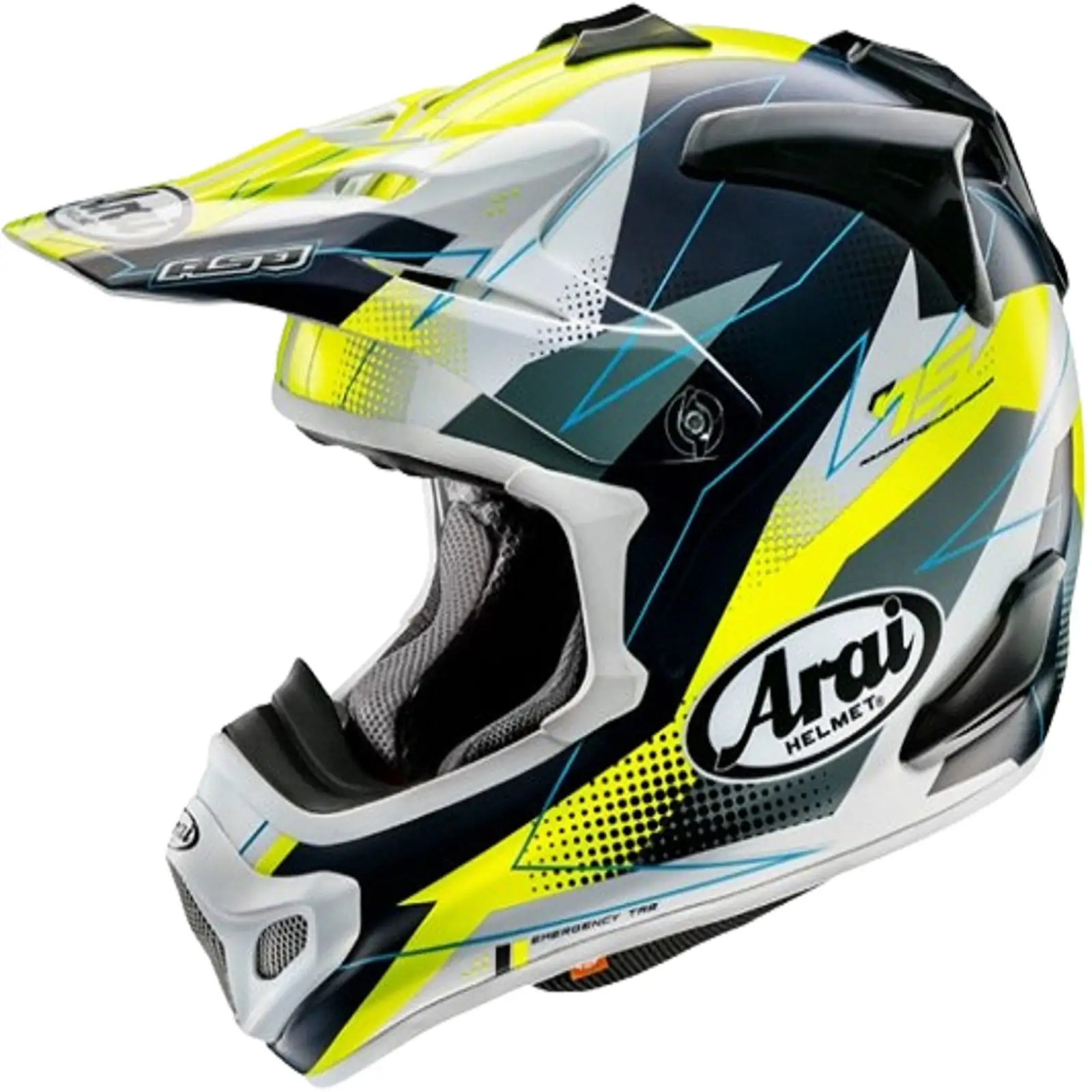 Arai VX-Pro4 Resolute MX Offroad Helmet Yellow XS - MGW-23920 Xs Arai Helmet