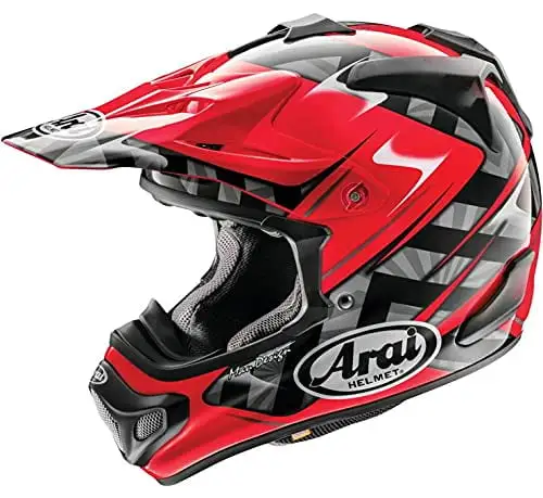 Arai VX-Pro4 Scoop MX Offroad Helmet (M2015) Red/Black XS - MGW-8034 Arai Helmet