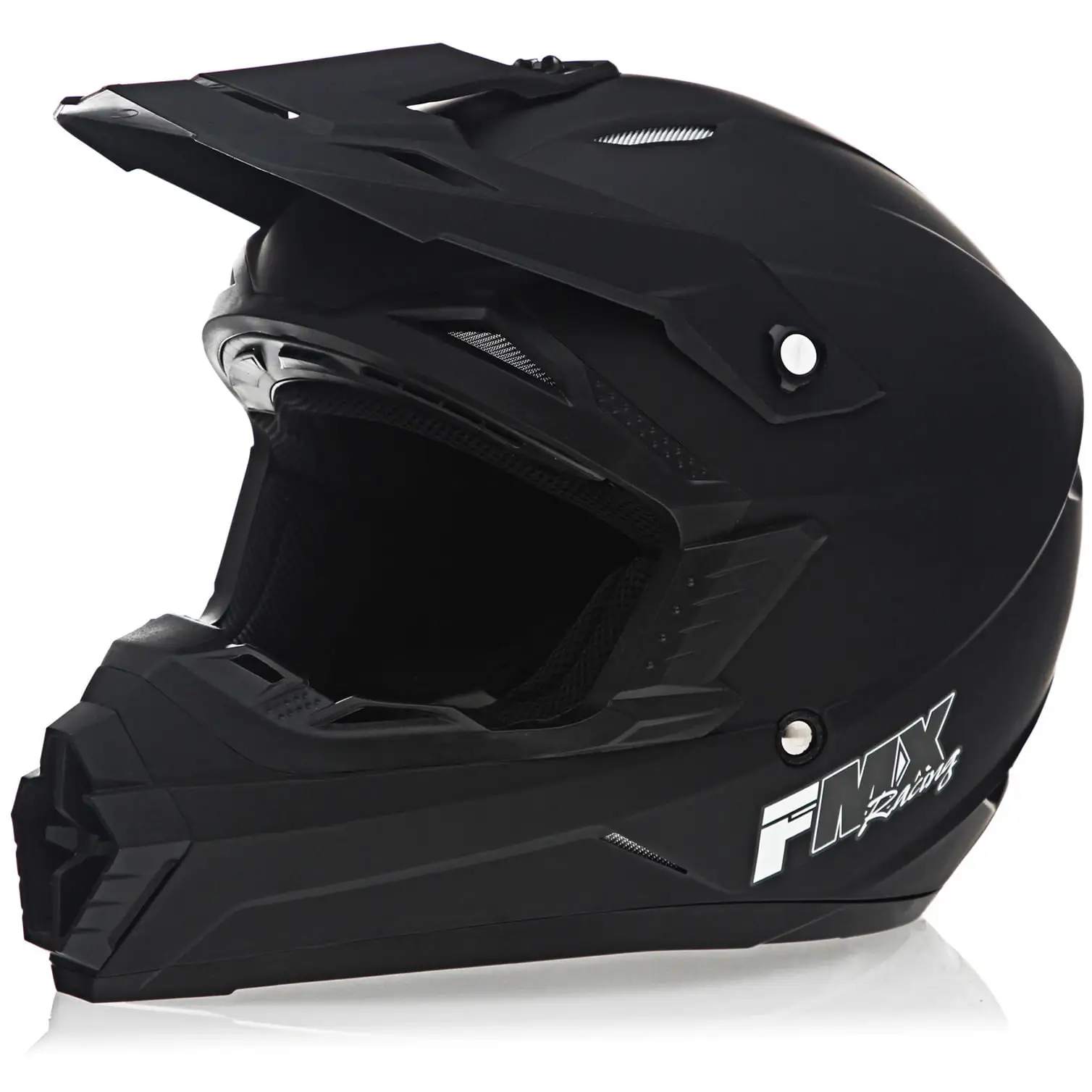 Factory Racing FMX Motocross Matte Black Helmet size Medium Xs Factory Racing Parts