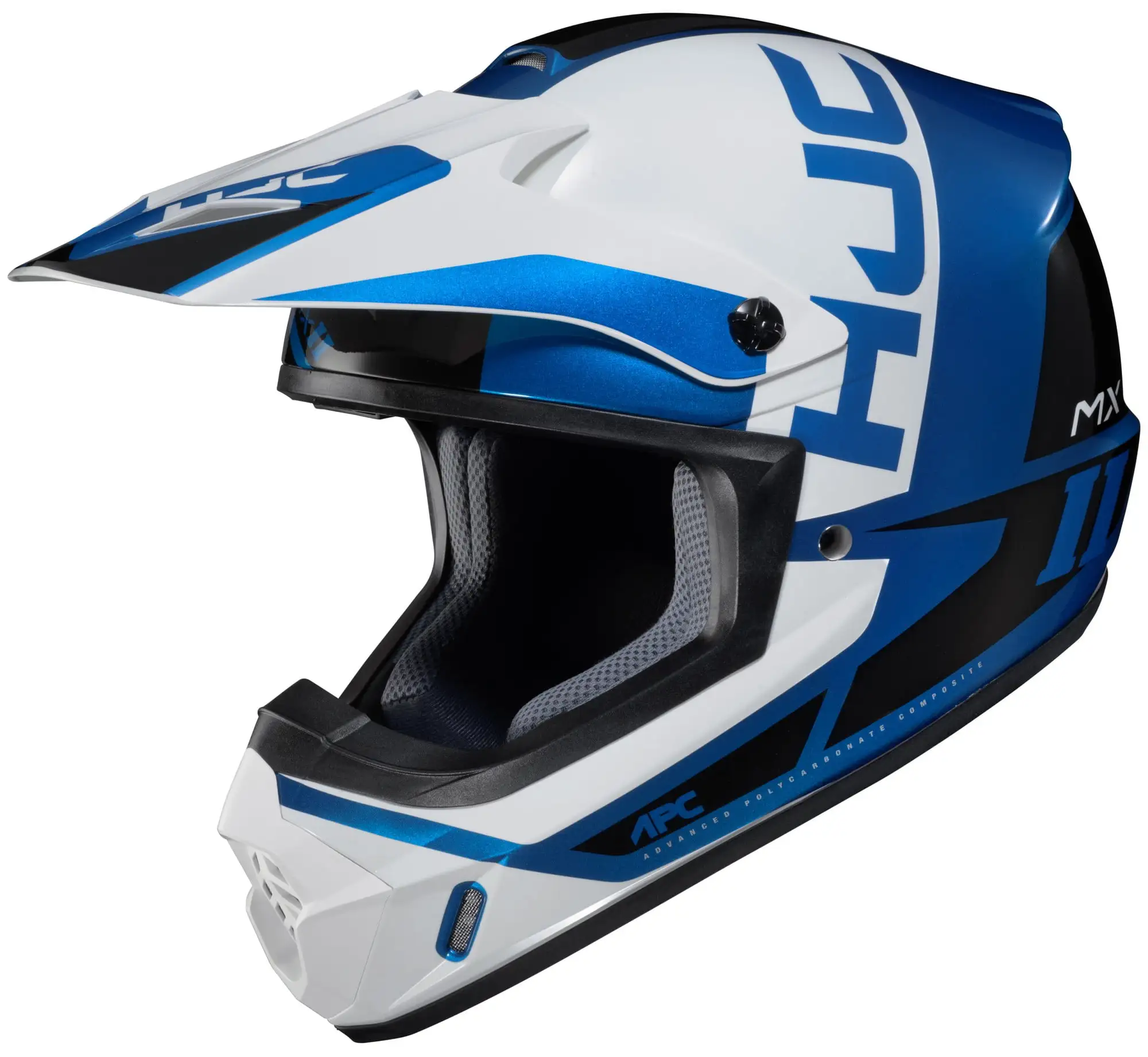 HJC CS-MX II Creed MX Offroad Helmet Blue/White LG - MGW-26432 3xl HJC Helmets