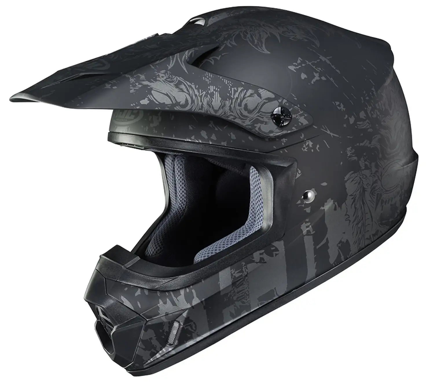 HJC CS-MX Creeper MX Offroad Helmet Black/Gray LG - MGW-28699 2x HJC Helmets