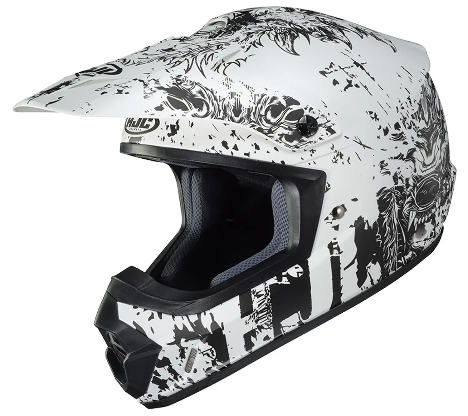 HJC CS-MX Creeper MX Offroad Helmet White/Black XS - MGW-26299 S HJC Helmets