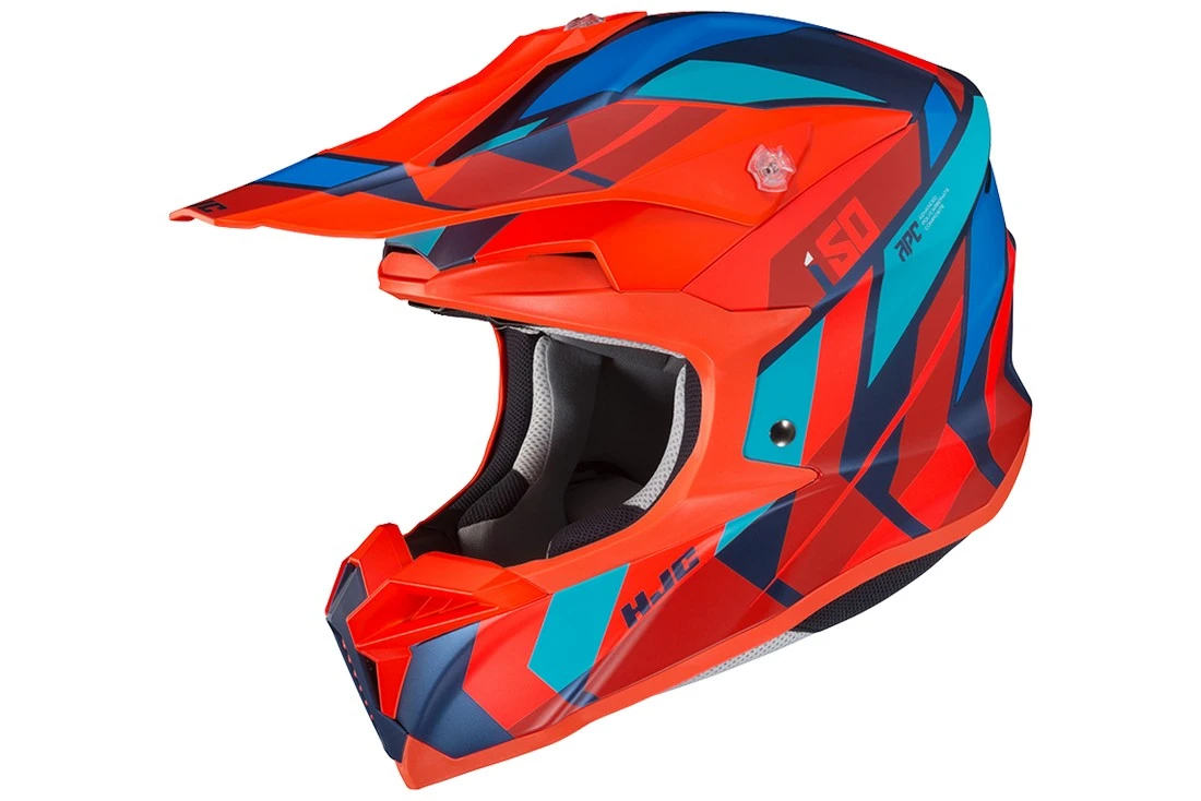 HJC i50 Vanish MX Offroad Helmet Orange/Blue XXL - MGW-20267 L HJC Helmets