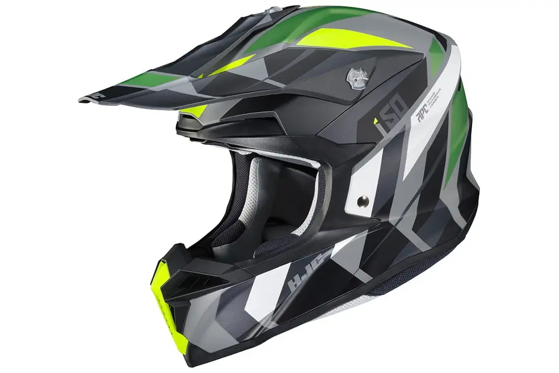 HJC i50 Vanish MX Offroad Helmet Yellow/Black SM - MGW-25869 L HJC Helmets