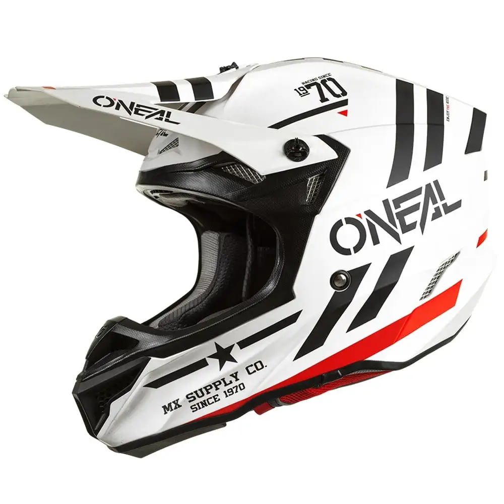 Oneal 2022 5 Series Squadron Helmet - White/Black - X-Large Xl O'neal