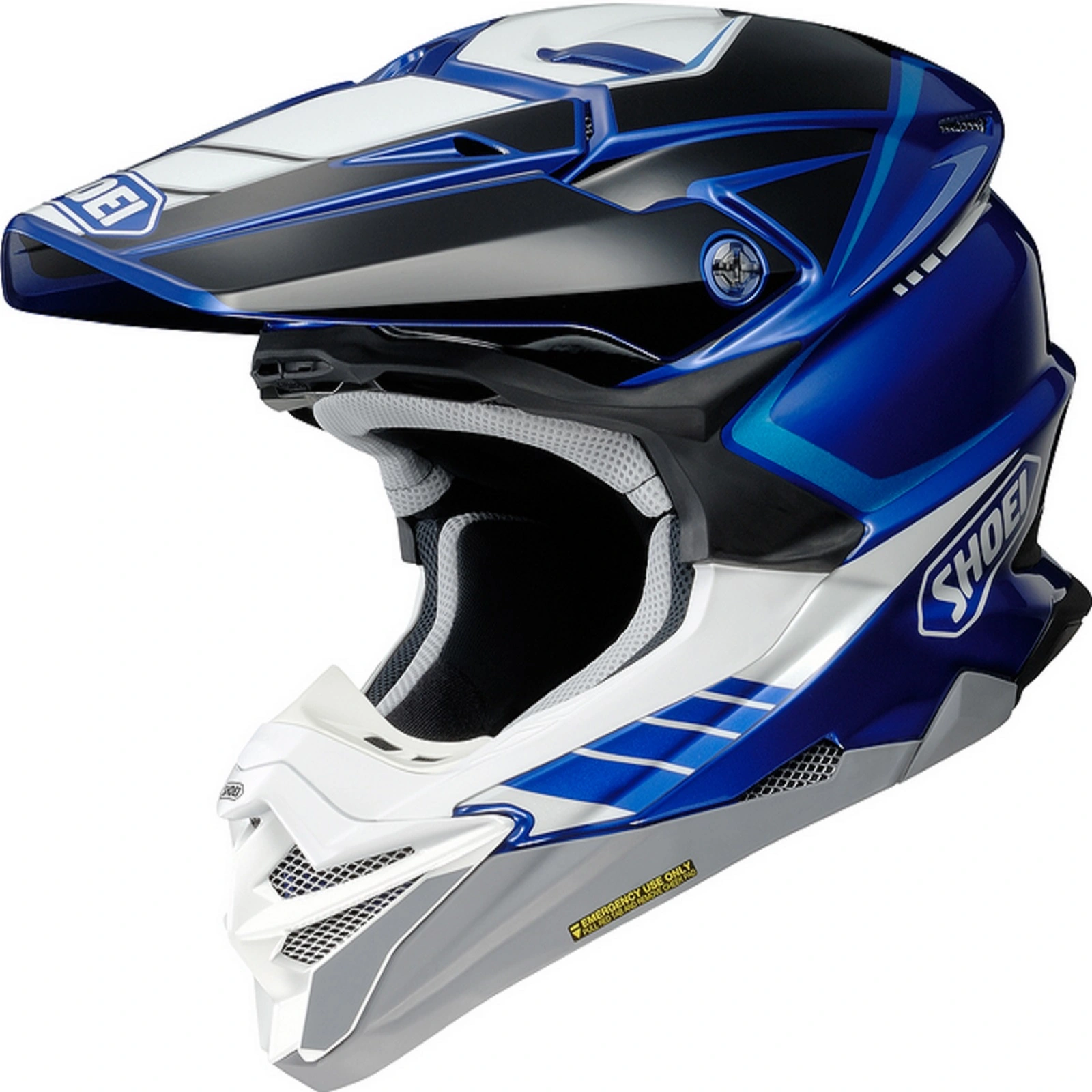 Shoei VFX-EVO Jammer Helmet Blue (TC-2) (Large. Black Blue (TC-2))
