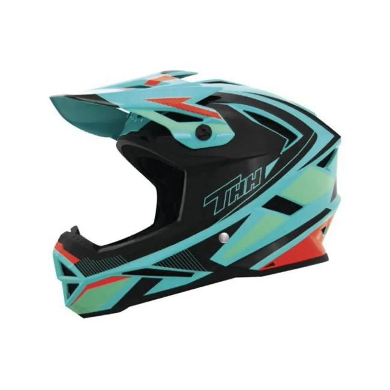 THH T-42 Acceler MX Offroad Helmet Blue/Orange XS - MGW-30805 L THH Helmets