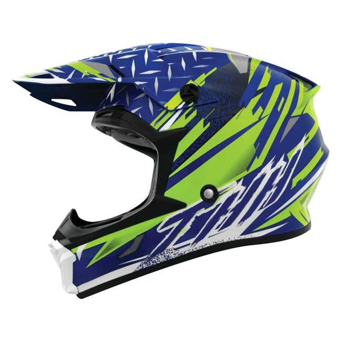 THH T710X Assault MX Offroad Helmet Blue/Yellow SM - MGW-7795 THH Helmets