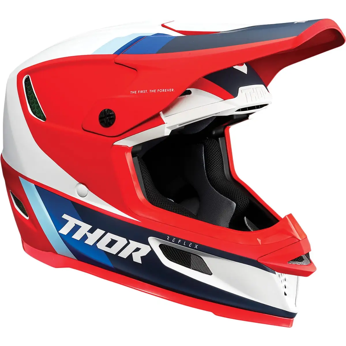 Thor Reflex Apex MX Offroad Helmet Red/White/Blue SM - MGW-23731 L