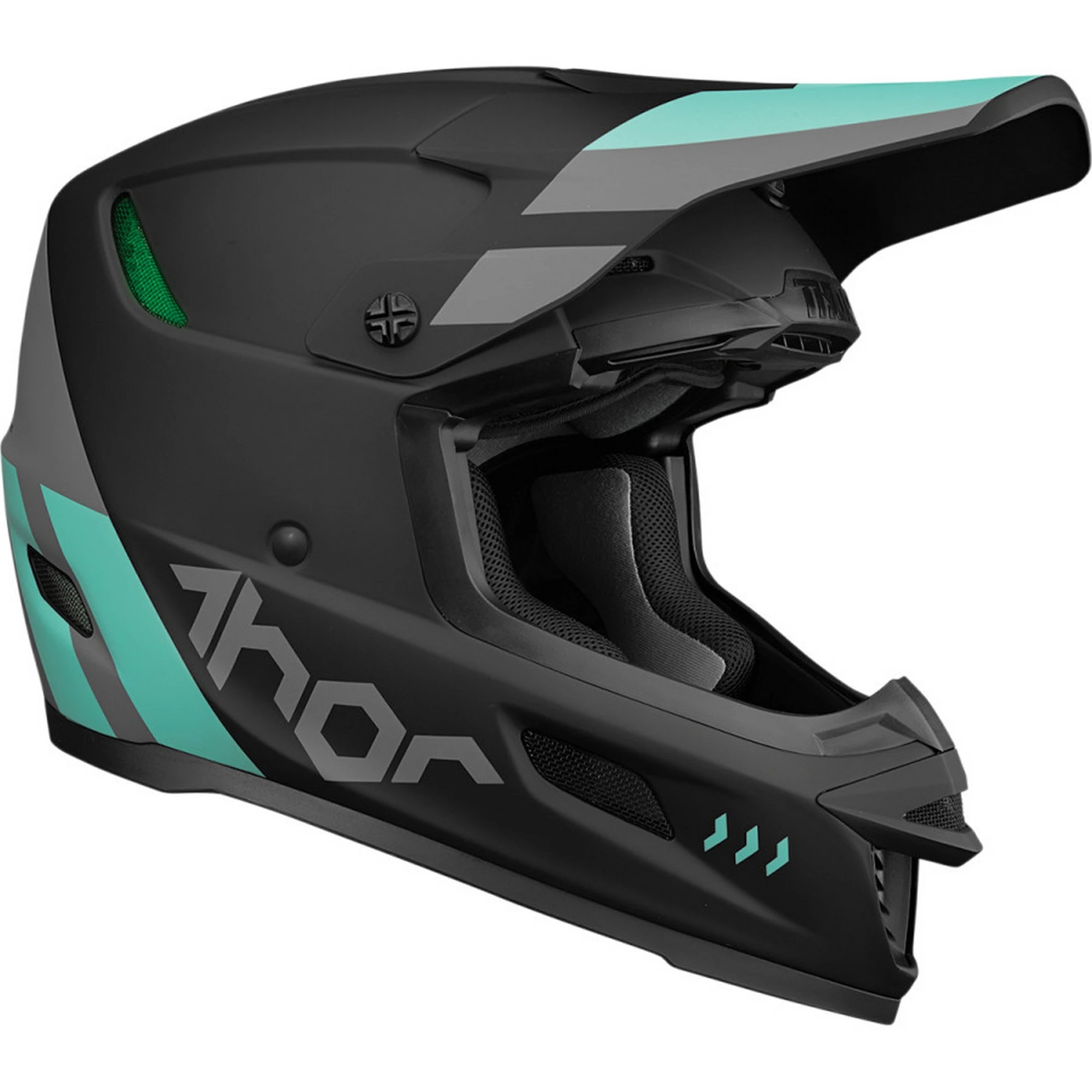 Thor Reflex Cube MX Offroad Helmet Black/Mint XS - MGW-23733 L