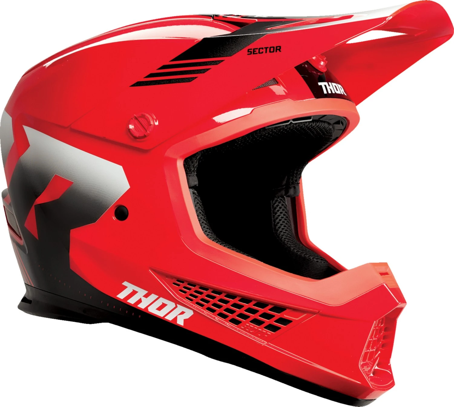 Thor Sector 2 Carve MX Offroad Helmet Red LG - MGW-28583 L