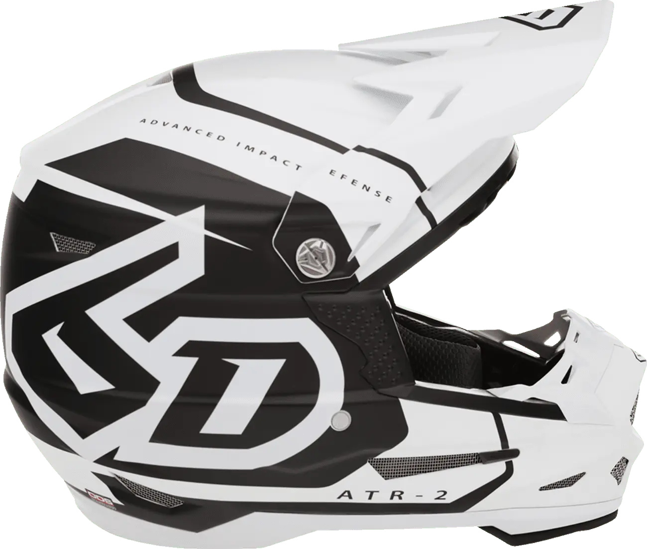 6D ATR-2 Torque MX Offroad Helmet White MD - MGW-15138 Xs