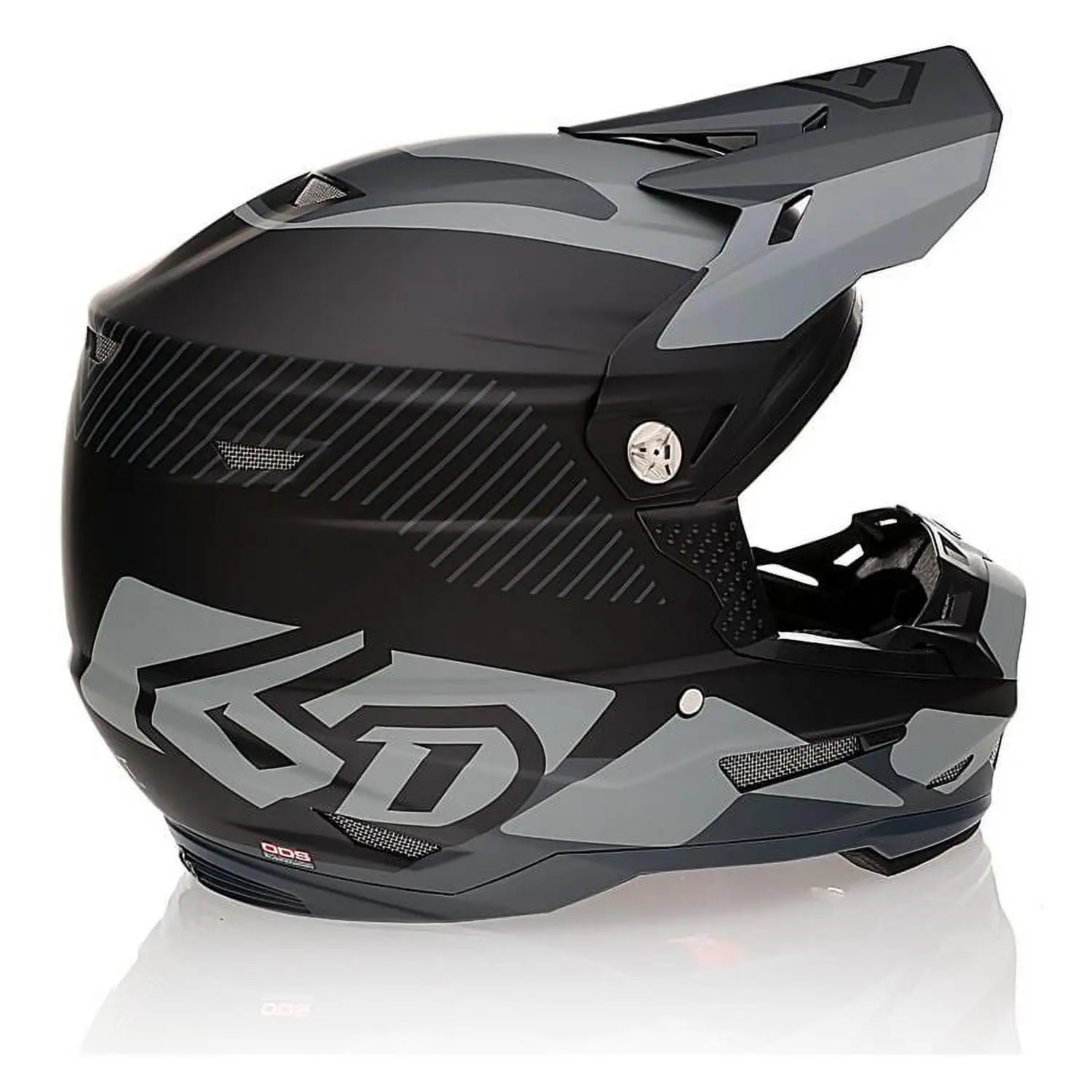 6D ATR-2Y Fusion Black Offroad Helmet - YSM - MGW-29685 Youth