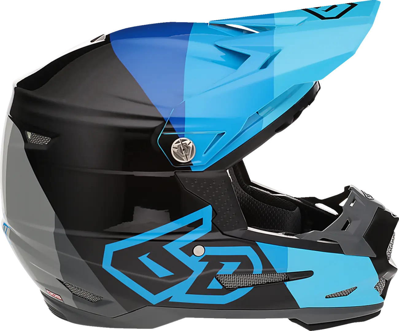 6D Helmets ATR-2 Offroad Motocross Helmet - Range - Blue - XS Xs