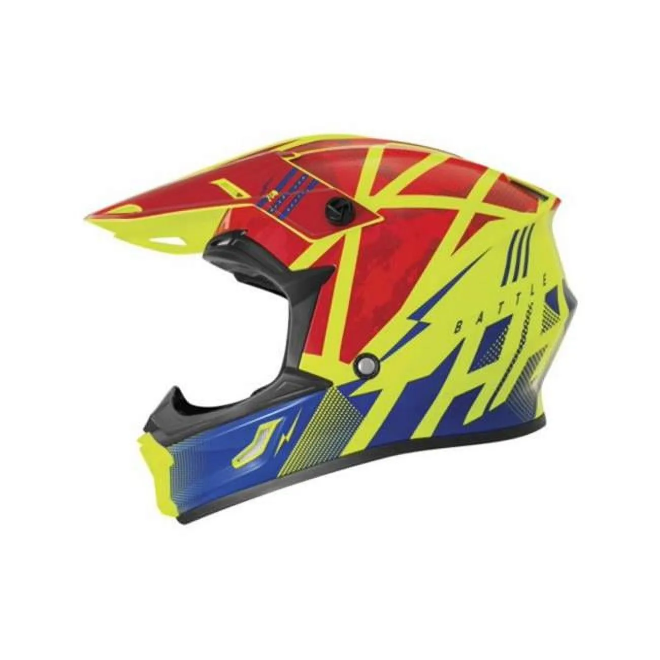 THH T-710X Battle Youth MX Offroad Helmet Red/Blue LG - MGW-21886 L THH Helmets