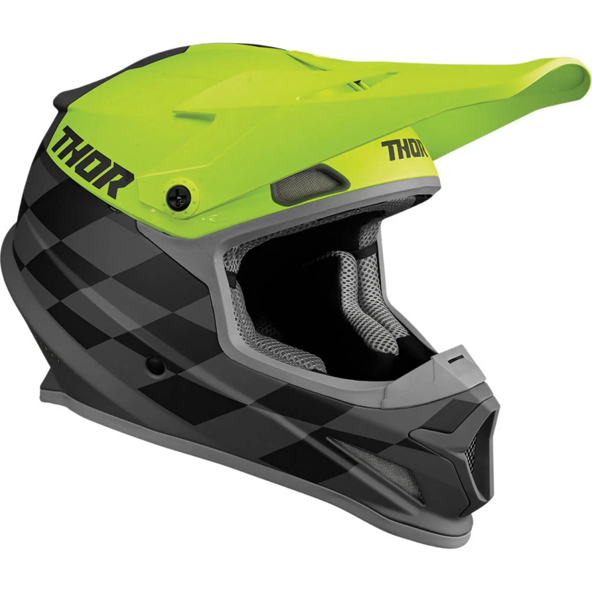 Thor Sector Birdrock MX Offroad Helmet Gray/Acid SM - MGW-28475 4xl