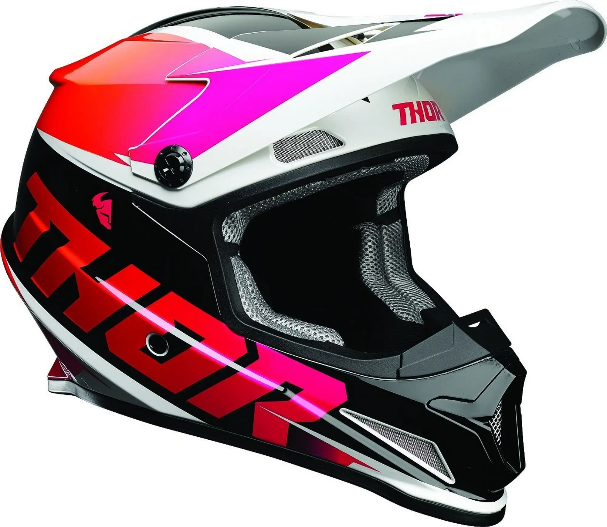 Thor Sector Fader MX Offroad Helmet Orange/Magenta XL - MGW-24035 3xl