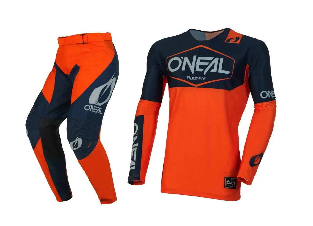 Oneal 2023 MAYHEM Hexx Offroad Jersey Pant Combo Blue/Orange (Medium / 34) Medium O'neal