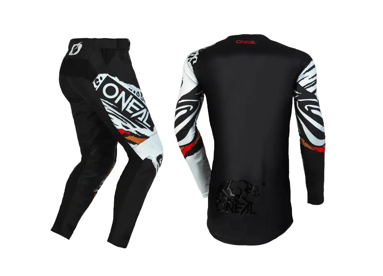 Oneal 2023 MAYHEM Wild Offroad Jersey Pant Combo Black/White (Large / 34) Medium O'neal