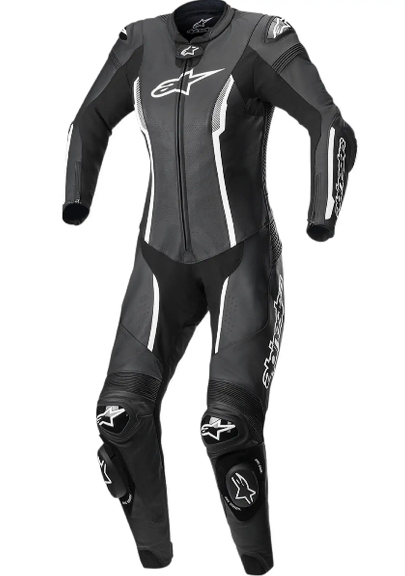 Alpinestars Stella Missile Womens Motorcycle 1-pc Leather Suit Black 50 EUR 38