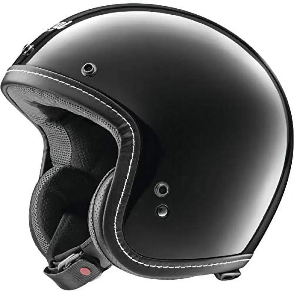 Arai Classic-V Solid Open Face Motorcycle Helmet (M2020D) Black XS Arai Helmet