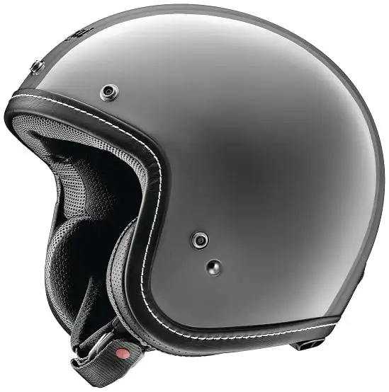 Arai Classic-V Solid Open Face Motorcycle Helmet (M2020D) Modern Gray MD Arai Helmet
