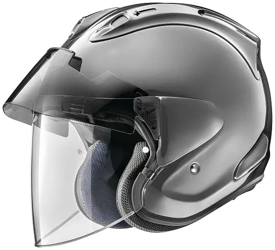 Arai Ram-X Solid Open Face Motorcycle Helmet (M2020D) Modern Gray SM Arai Helmet
