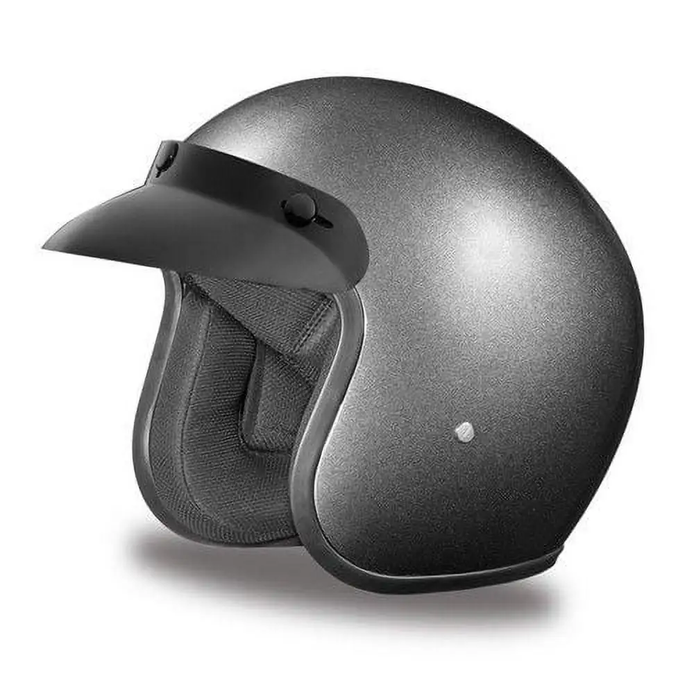 DAYTONA Cruiser 3/4 Open Face Motorcycle Helmet Metal Flake DOT 22 COLORS XS-XXL Xs Daytona Helmets