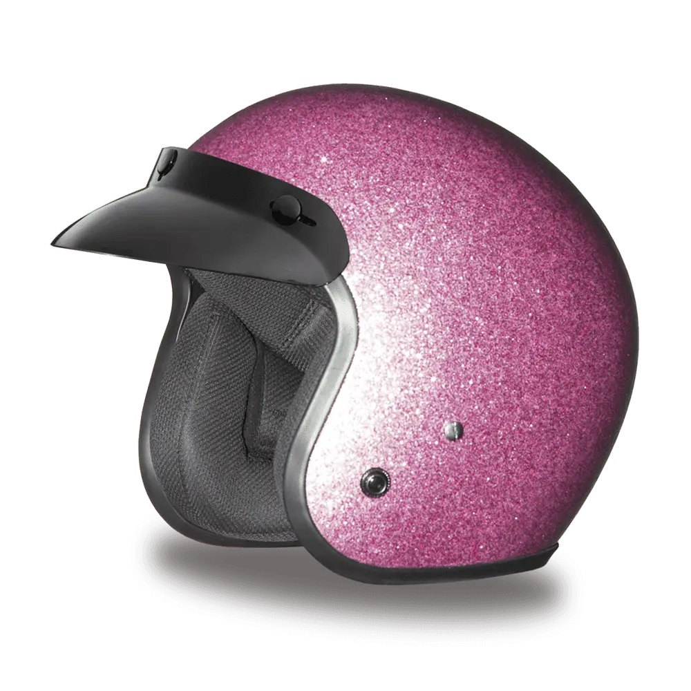 D.O.T. DAYTONA CRUISER- PINK METAL FLAKE - MGW-27789 Xs Daytona Helmets
