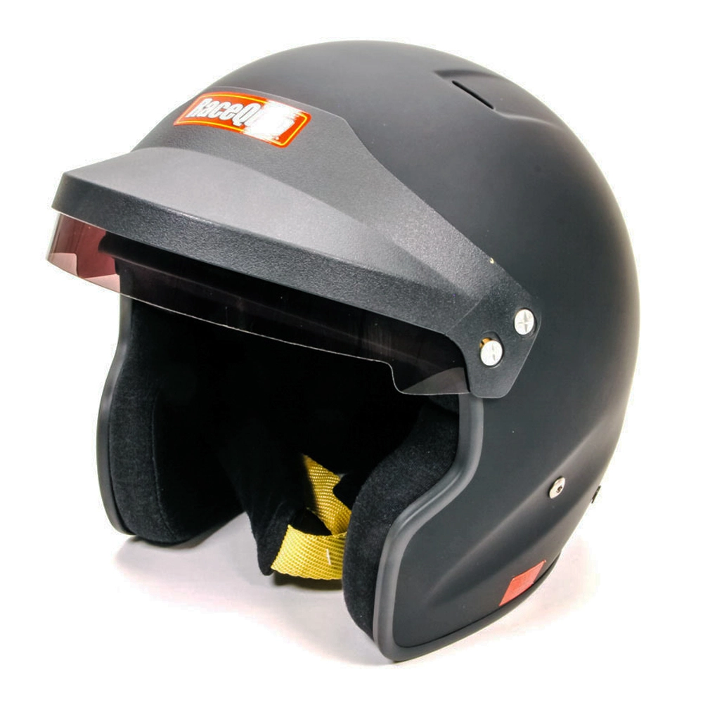 RaceQuip? 256002RQP OF20 Racing Helmet - Open Face - Snell SA2020 - Black - Small S