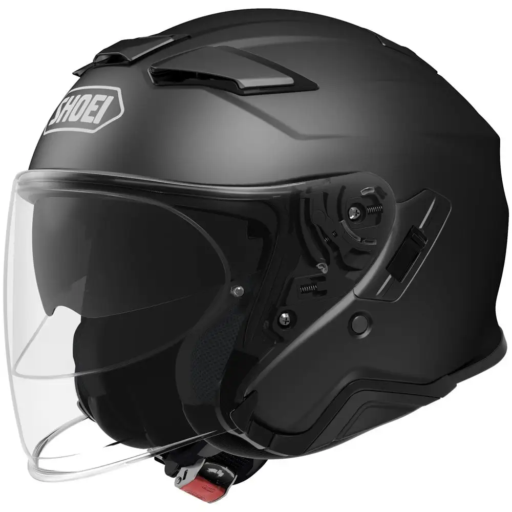 Shoei J-Cruise II Matte Open-Face Helmet - Black - MGW-29933 Xs
