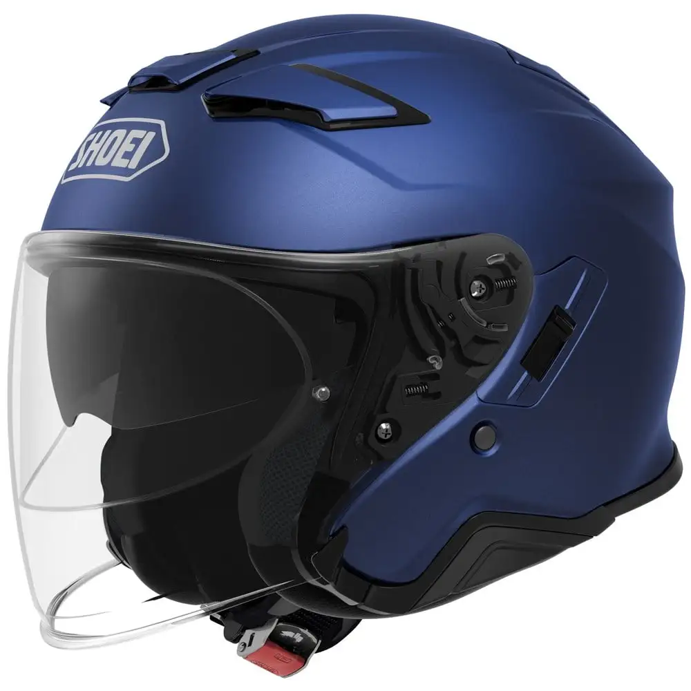 Shoei J-Cruise II Matte Open-Face Helmet - Blue Metallic - MGW-29936 Xs