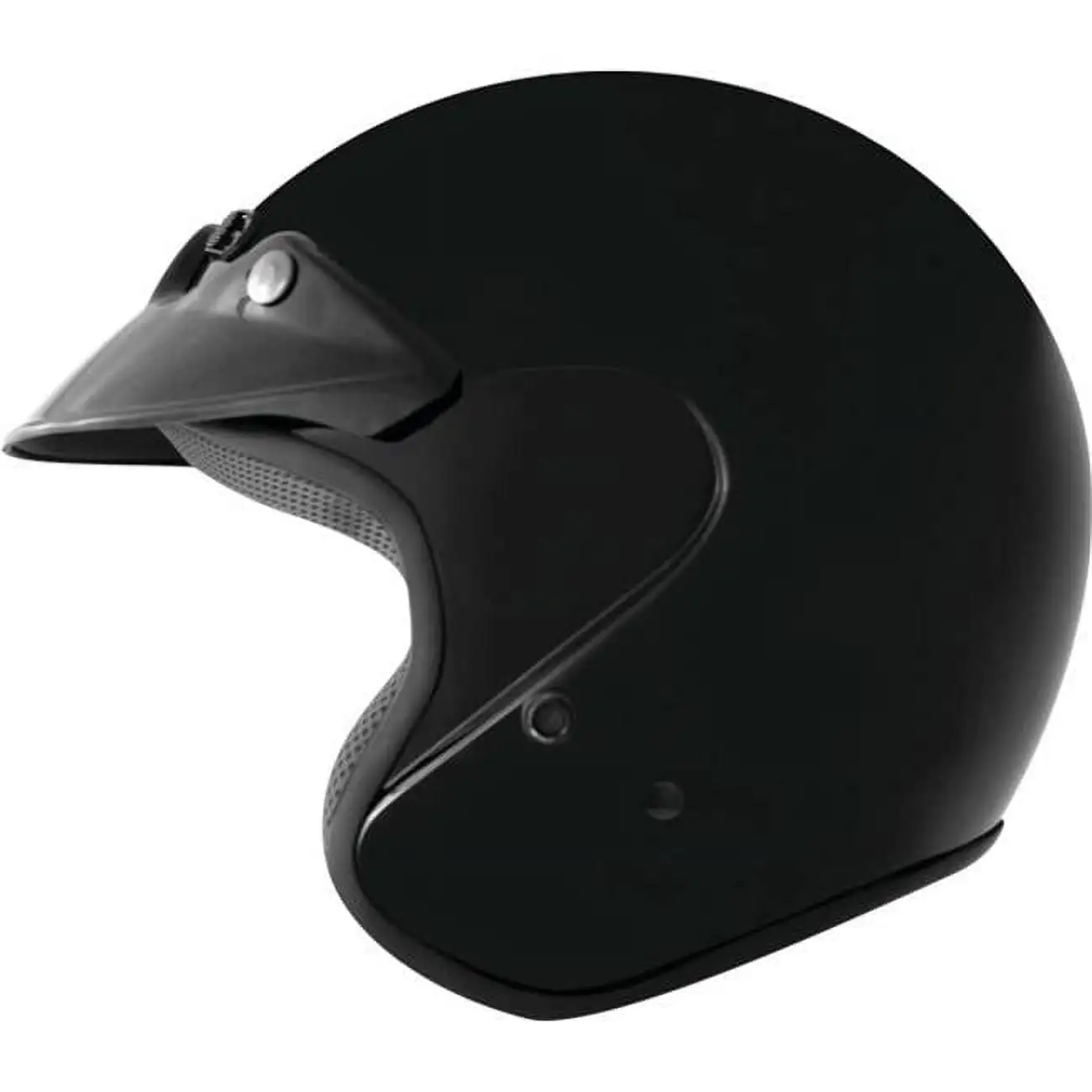 THH Helmets 646258 T-381 Open Face Helmet. Black - 2XL - MGW-24607