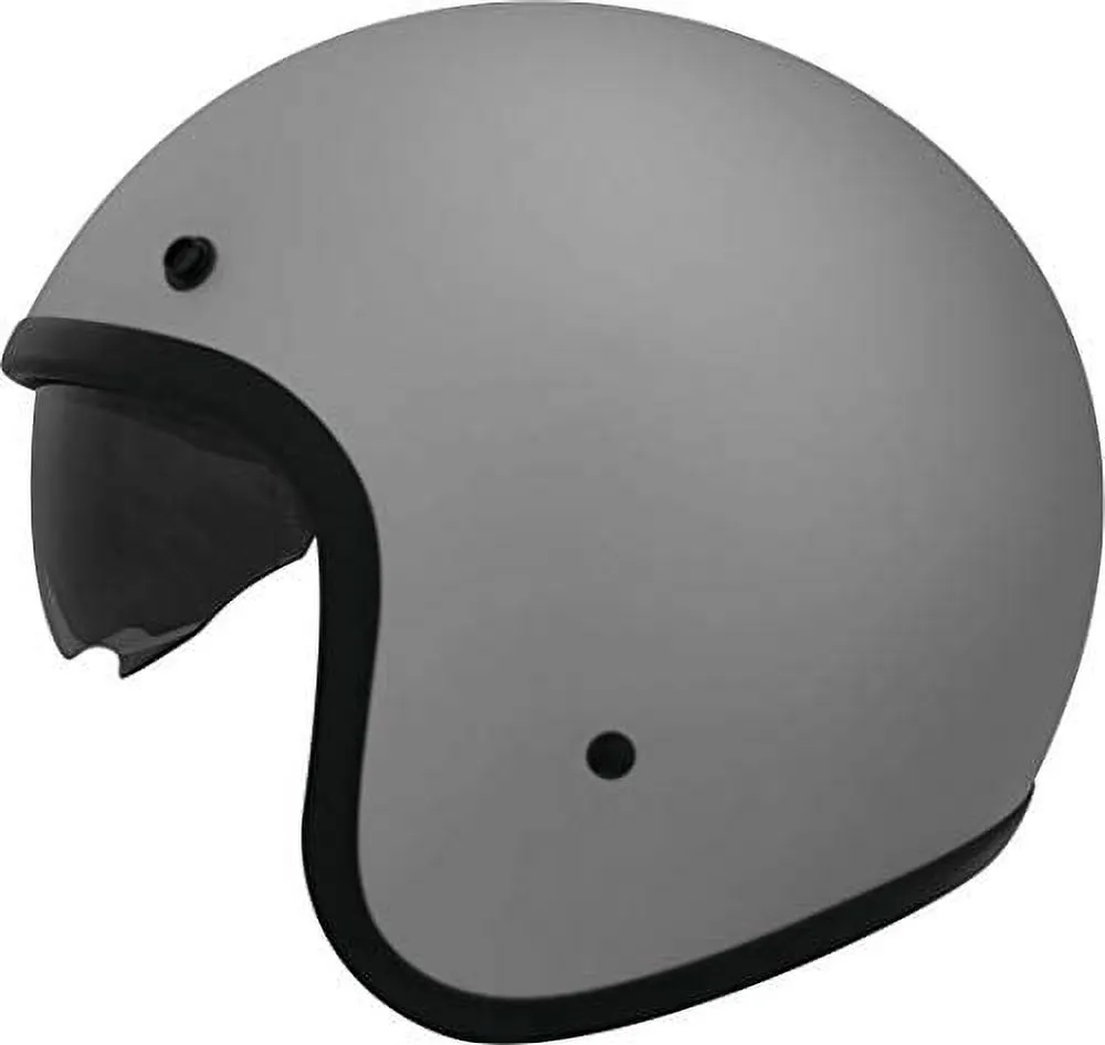 THH T-383 Open Face Motorcycle Helmet Silver XL - MGW-9392 THH Helmets