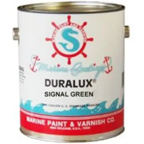 Duralux M749-1 Marine Paint 1 Gallon Signal Green - High Visibility Boat Paint