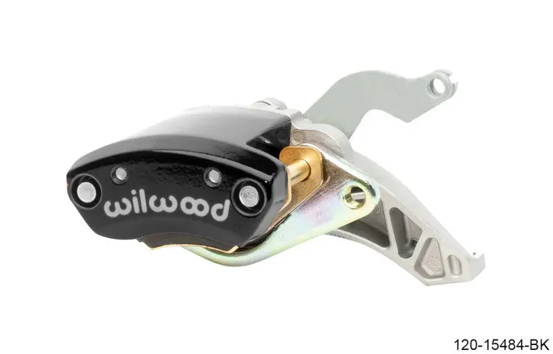 Wilwood MC4 Mechanical Right Hand Brake Caliper Black 1.19in Piston 1.10in Rotor