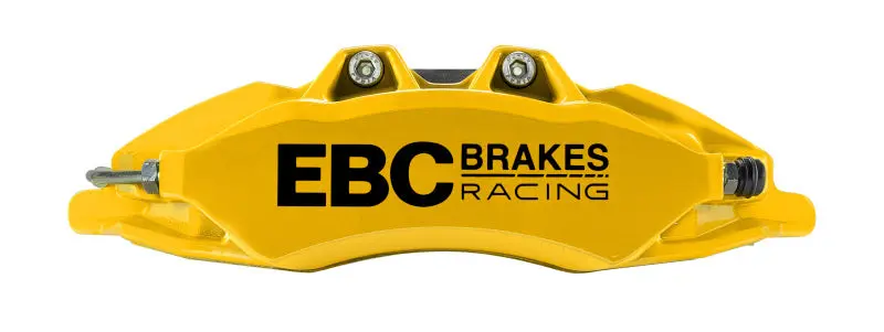 EBC Racing 17-21 Honda Civic Type-R FK8 Front Big Brake Kit Yellow Apollo-6 Calipers and 380mm Rotors