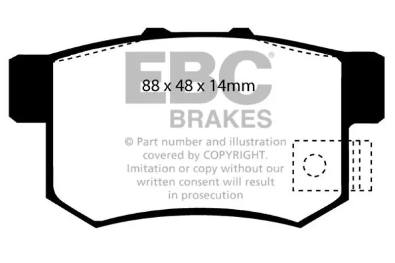 EBC Bluestuff Street and Track Day Brake Pads - High Performance Various Vehicles