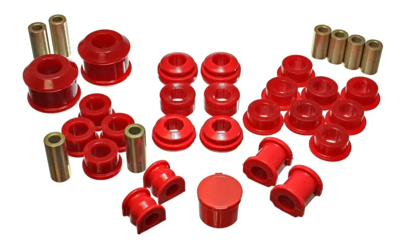 Energy Suspension 02 04 Acura RSX (includes Type S) Red Hyper Flex Master Bushing Set