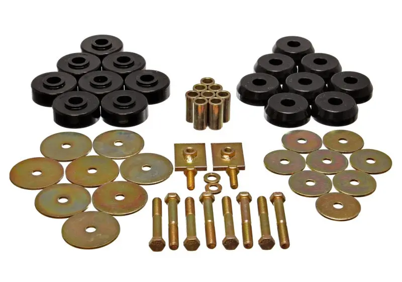 Energy Suspension Body Mount Set Exc. Cconvertible Black