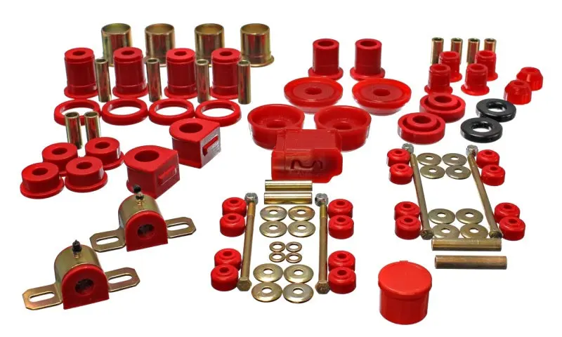 Energy Suspension 93 02 Chevrolet Camaro Red Hyper flex Master Bushing Set