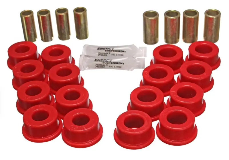 Energy Suspension 84 95 Chevy Corvette Red Rear End Control Arm Bushing Set