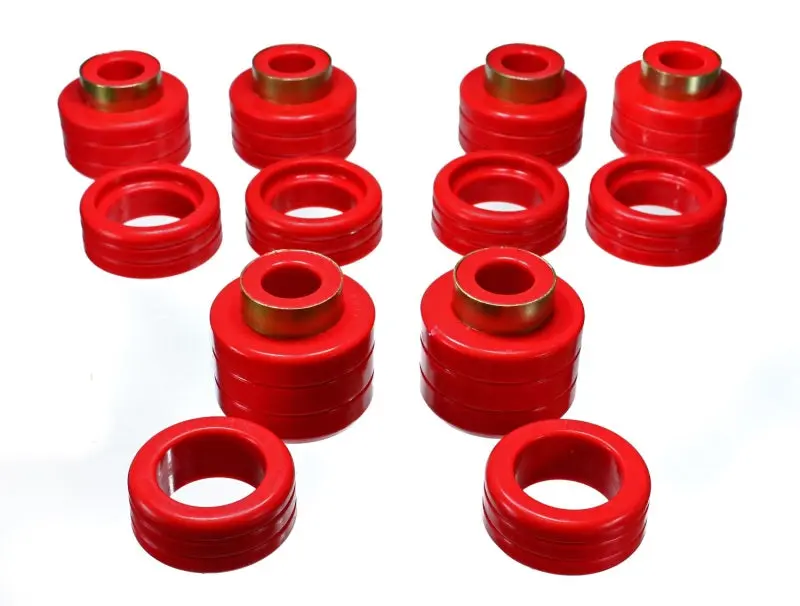 Energy Suspension Chevy Pickup 2&4Wd Body Mounts Red
