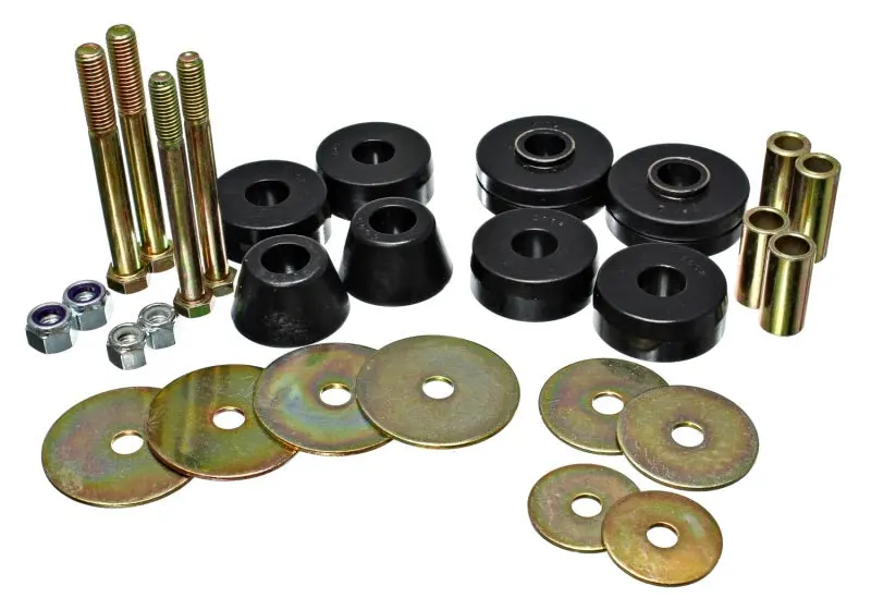 Energy Suspension Chevy Pickup Body Mounts Black