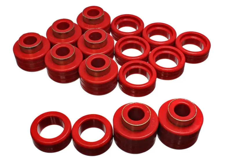 Energy Suspension Chevy Xtra Cab 2&4Wd Body Mts Red