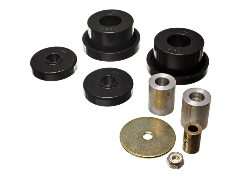 Energy Suspension 08 10 Chrysler Challenger 07 10 Charger RWD Black Rear Diff Mount Bushing Set
