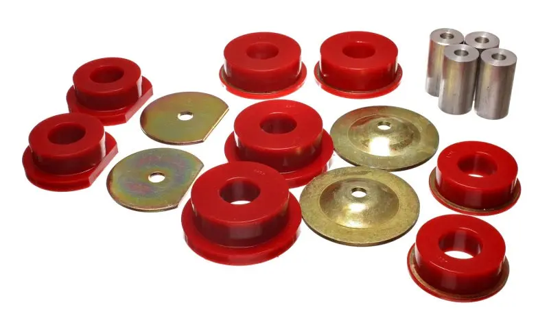 Energy Suspension Dodge 08 10 Challenger 07 10 Charger 05 08 Magnum RWD Red Rear Subframe Bushings