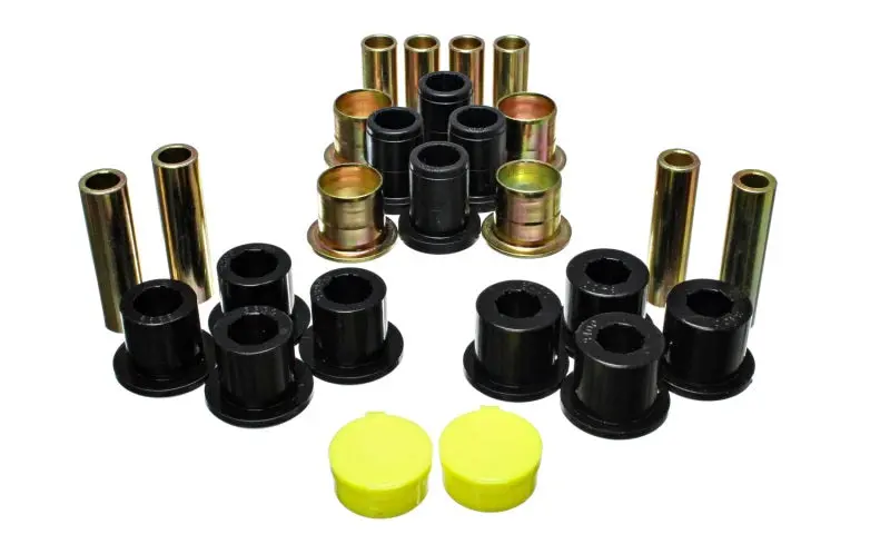 Energy Suspension 87 04 Dodge Dakota 98 03 Durango 4WD Black Front End Control Arm Bushing Set