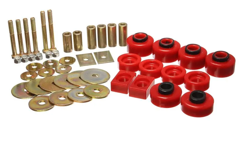 Energy Suspension 97 03 Ford F 100 F 150 2WD F250 2WD & L Duty Red Body (Ext Cab ONLY ) Mount Set